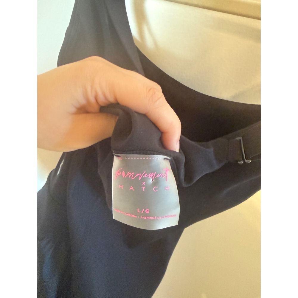 FP Movement x HATCH Maternity Active Romper Black Large Adjustable Straps - Picture 5 of 7